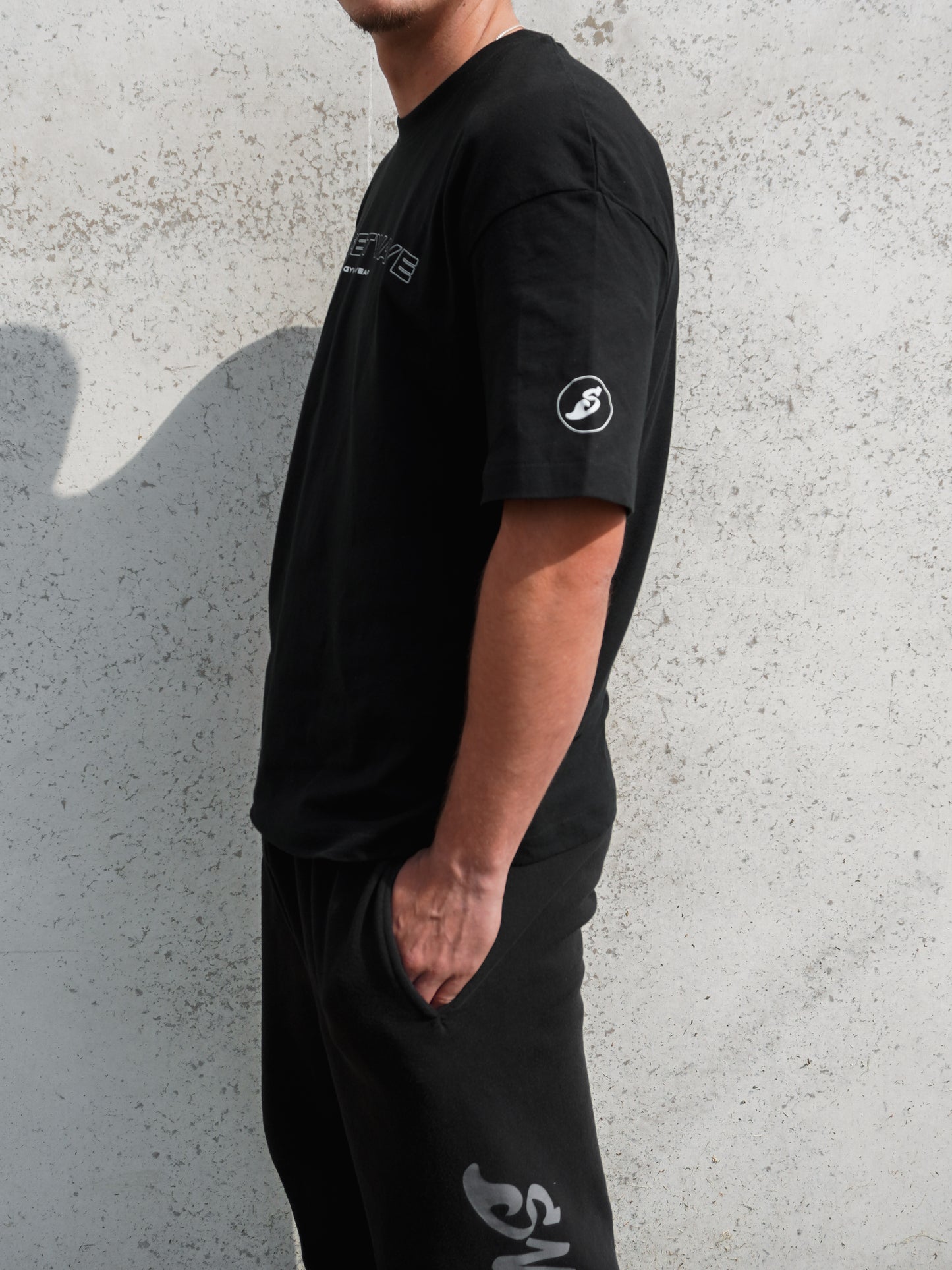 Oversized Pumpcover GYMRAT Zwart