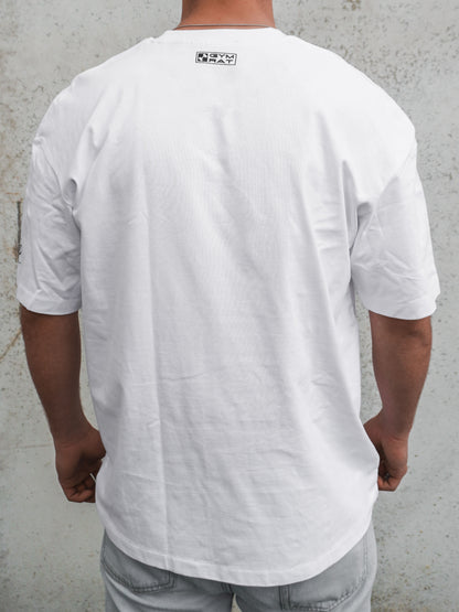 Oversized Pumpcover GYMRAT Wit