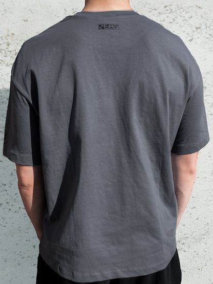 Oversized Pumpcover GYMRAT Grijs
