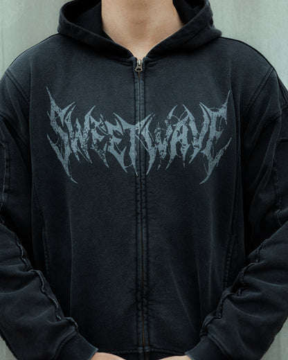 PHASE Zip Hoodie - Zwart