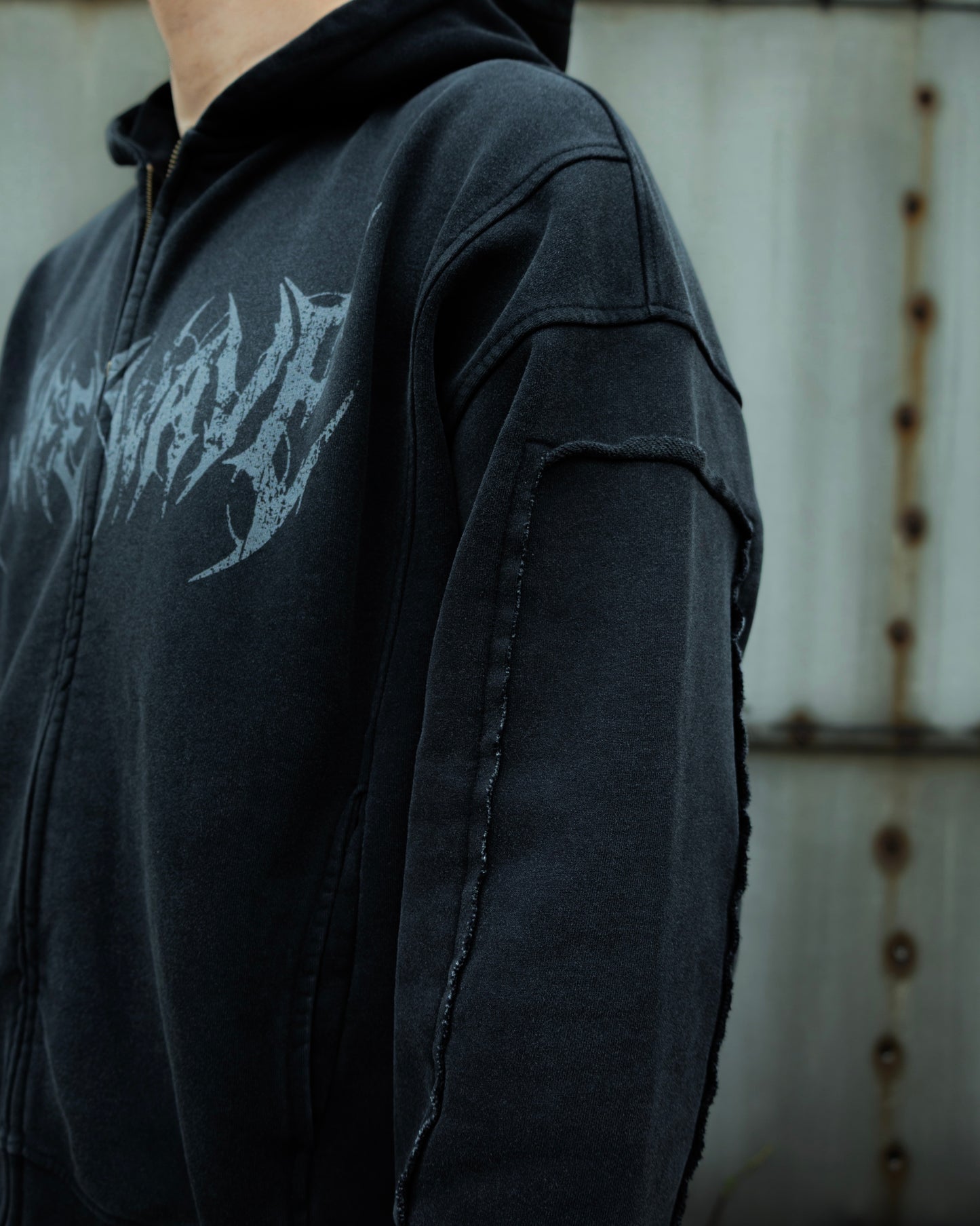 PHASE Zip Hoodie - Zwart