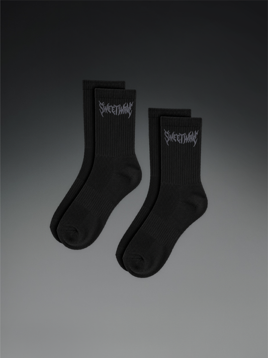 PHASE Socks - Black 2 pack