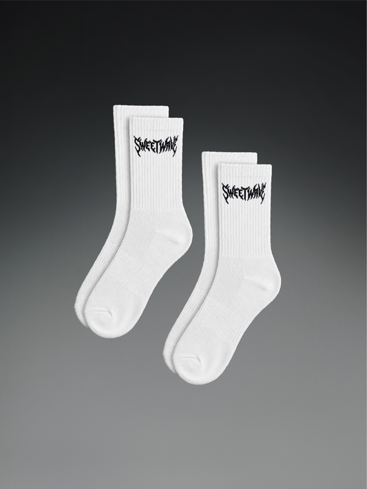 PHASE Socks - White 2 pack
